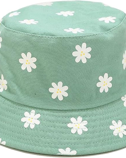 Mashiaoyi Unisex Print Double-Side-Wear Reversible Bucket Hat