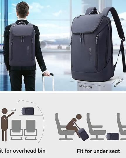 BANGE Commute backpack can hold 15.6 inch laptop,Flight approved carry on backpack for men and woman