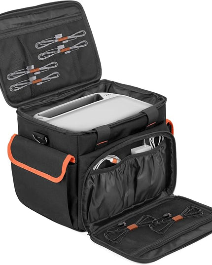 Trunab Carrying Case Compatible with ECOFLOW River/River 2/River Pro, Storage Bag with Waterproof Bottom and Front Pockets for Charging Cable and Accessories