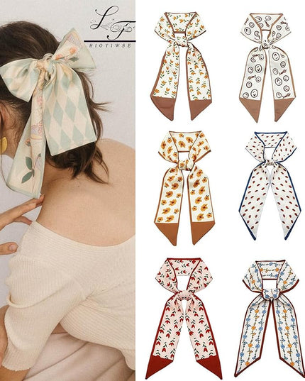 Purse Scarf Handbags For Women Skinny Hair Neck Accessories Scarves With Bag Scarfs Handle Fashion Lightweight