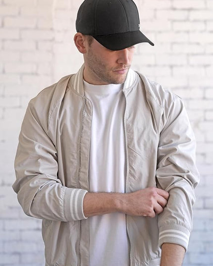 Fashion Baseball Hats for Men by King & Fifth | The Senna Baseball Cap with Low Profile & Menswear Fabric + Baseball Caps