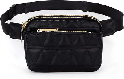 UTO Fanny Pack for Women Crossbody Trendy Fashion Belt Purse Chest Waist Hip Bumbag for Outdoor Shopping Travel Hiking