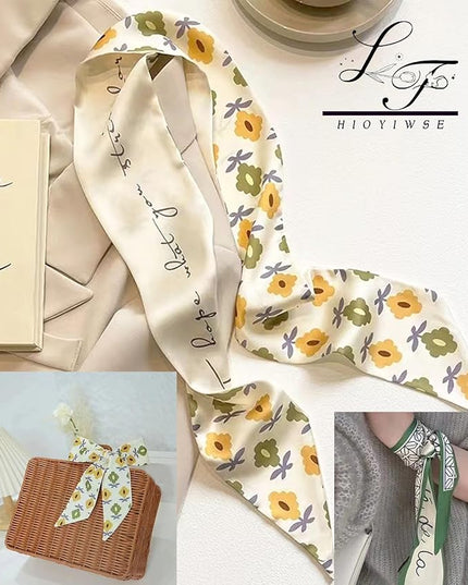 Purse Scarf Handbags For Women Skinny Hair Neck Accessories Scarves With Bag Scarfs Handle Fashion Lightweight