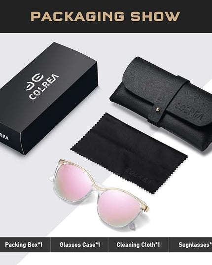 Trendy Cat Eye Sunglasses for Women Fashion Cateye UV400 Protection Glasses CL22017