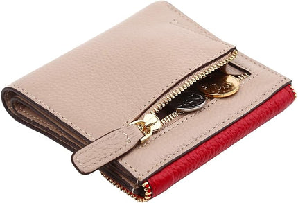 Lavemi Ultra Thin Small Compact Leather Womens Girls Wallets RFID Blocking Credit Card Holder for Women