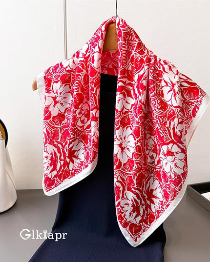 Satin Bandana Headscarf for Women Silky Hair Scarves for Fashion Lightweight
