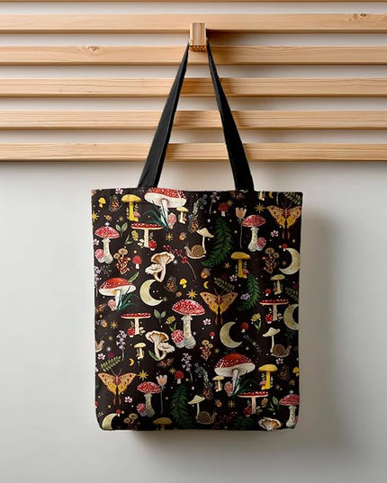 Horaldaily Canvas Tote Bag,Reusable Shoulder Tote Bag for Women Lady Casual Vacation, Shopping, Work, Gym