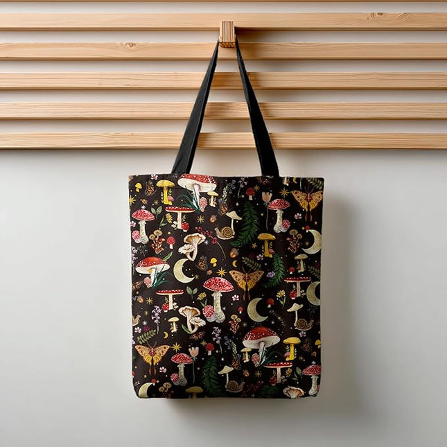 Horaldaily Canvas Tote Bag,Reusable Shoulder Tote Bag for Women Lady Casual Vacation, Shopping, Work, Gym