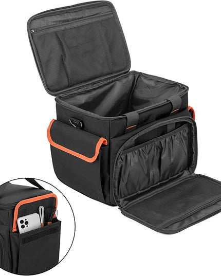 Trunab Carrying Case Compatible with ECOFLOW River/River 2/River Pro, Storage Bag with Waterproof Bottom and Front Pockets for Charging Cable and Accessories