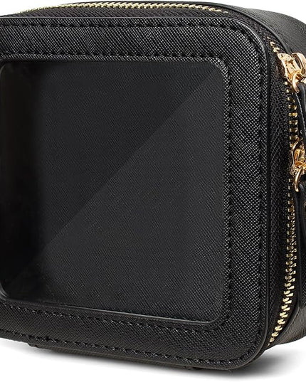 Travel Clear Makeup Bag Set, TSA Approved Cosmetic Bag Case with Zipper Portable Makeup Pouch Toiletry Bag Traveling Cosmetic Organizer Storage Bag Car Organizer Car Essentials