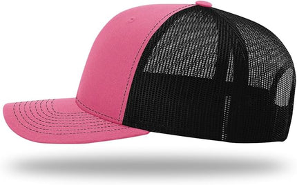 Richardson 112 Trucker Hat - Premium Adjustable Snapback Hat - Structured Six Panel Richardson Blank Caps