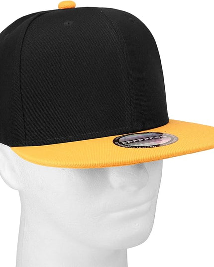 Classic Snapback Hat Cap Hip Hop Style Flat Bill Blank Solid Color Adjustable Size