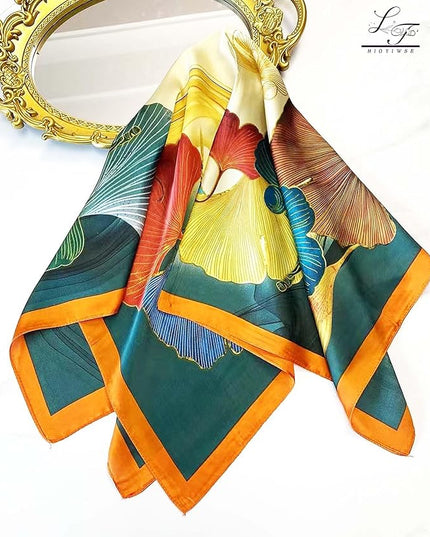 Satin Bandanas Head Scarf For Women Hair Scarves Accessories Lightweight Fashion Wrap Neck Silk Sleeping Headscarf