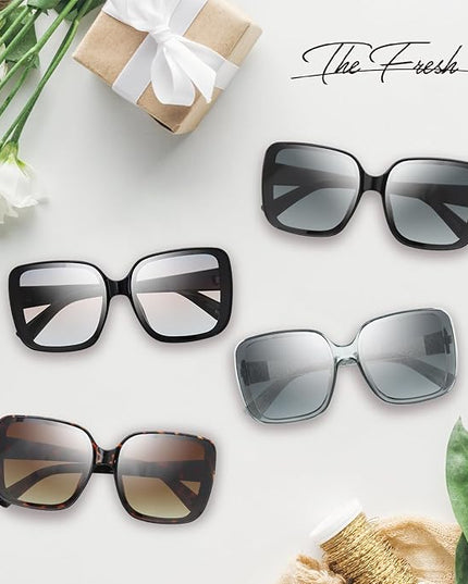 The Fresh Classic Crystal Elegant Women Beauty Design Sunglasses Gift Box