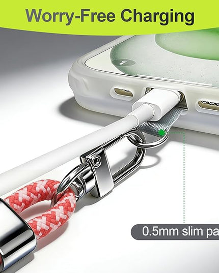 Phone Lanyard & Phone Wrist Strap, 3 in 1 Adjustable Anti Theft Phone Strap for Travel Hiking Cycling Climbing