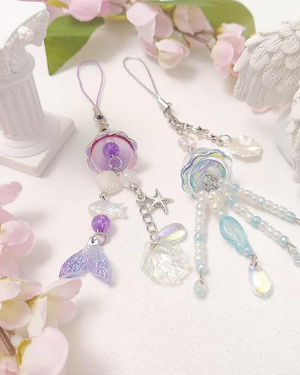 1-4PCS Cute Phone Charms Aesthetic Y2K Cell Phone Charms Strap Strawberry Butterfly Star PhoneCharm Y2K Accessories for Bag Keychain Airpods Camera Pendants Decor