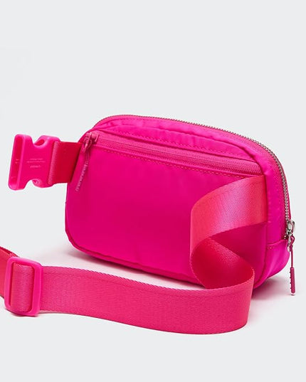 Pander Unisex Belt Bag Fanny Pack for Women with Adjustable Strap, Small Waist Pouch for Workout Running Traveling Hiking