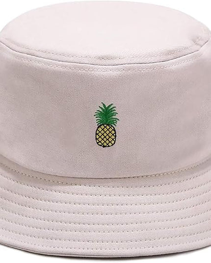 XYIYI Fashion Embroidery Bucket Hat Cotton Beach Fisherman Hats for Women Girls