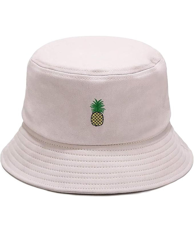XYIYI Fashion Embroidery Bucket Hat Cotton Beach Fisherman Hats for Women Girls