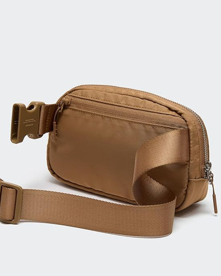 Pander Unisex Belt Bag Fanny Pack for Women with Adjustable Strap, Small Waist Pouch for Workout Running Traveling Hiking