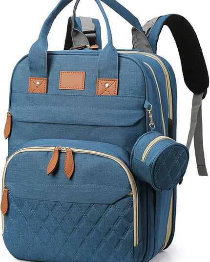 BosiBozi Baby Diaper Bag Backpack, Waterproof & Multi-Functional Baby Bag for Moms Dads, Travel Diaper Bag with Insulated Pockets & Pacifier Case