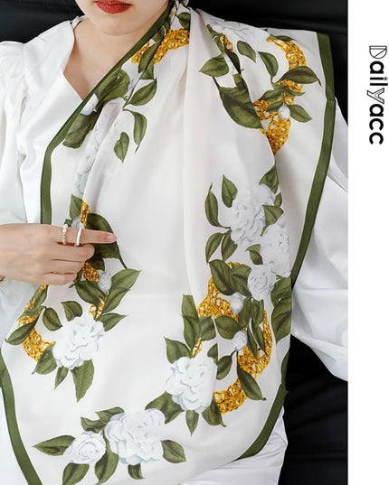 Dailyacc Hair Bandanas Scarf For Women Lightweight Fashion Neck Silk Satin Head Scarves For Sleeping Handbags Scarf