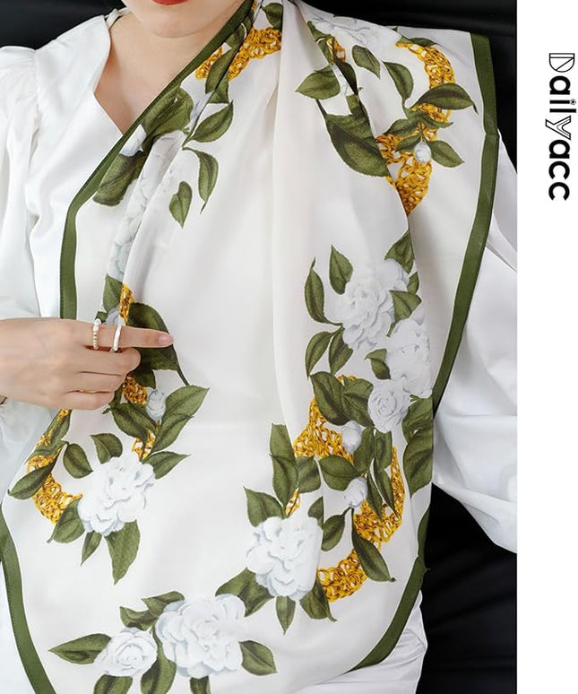 Dailyacc Hair Bandanas Scarf For Women Lightweight Fashion Neck Silk Satin Head Scarves For Sleeping Handbags Scarf