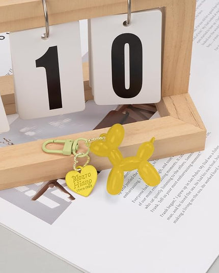 Balloon Dog Keychain Cute Bag Charm Handbag Purse Key Accessories