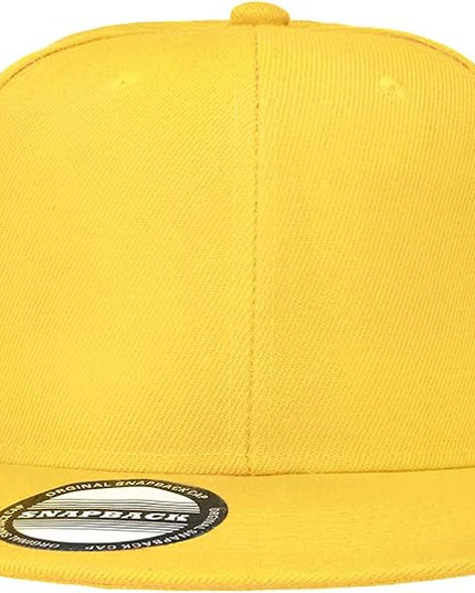 Classic Snapback Hat Cap Hip Hop Style Flat Bill Blank Solid Color Adjustable Size