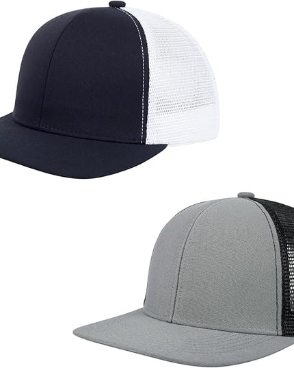 NTLWKR Trucker Hat Mesh Baseball Cap,Adjustable Snapback Outdoor Sports Caps for Men and Women,Breathable Dad Hats