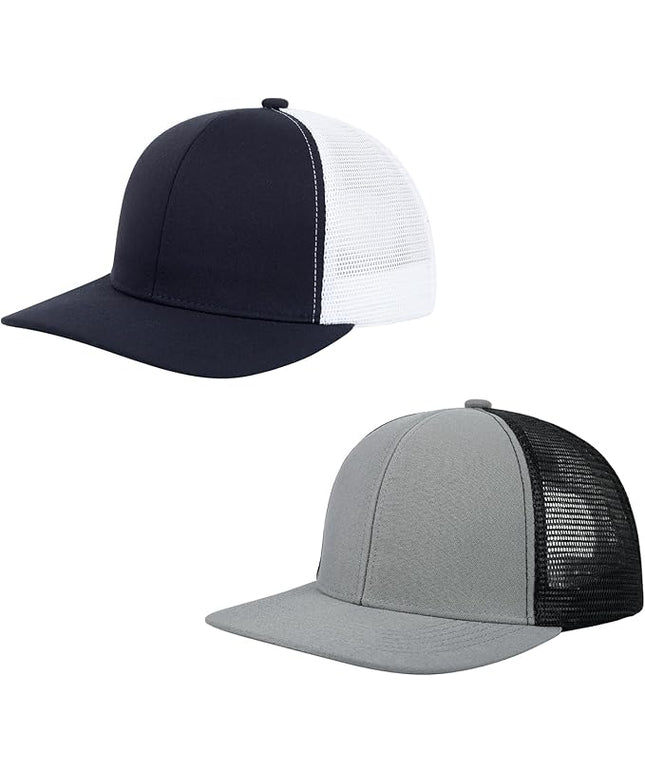 NTLWKR Trucker Hat Mesh Baseball Cap,Adjustable Snapback Outdoor Sports Caps for Men and Women,Breathable Dad Hats