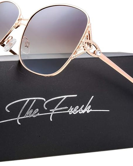 The Fresh Classic Crystal Elegant Women Beauty Design Sunglasses Gift Box