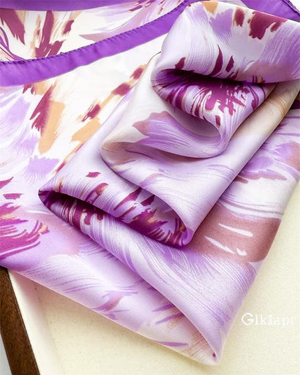 Satin Bandana Headscarf for Women Silky Hair Scarves for Fashion Lightweight