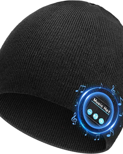 Bluetooth Beanie for Men Women, HD Stereo Sound Beanie with Headphones, Unique Tech Gifts for Men Husband Him Teen
