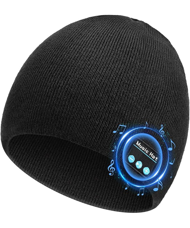Bluetooth Beanie for Men Women, HD Stereo Sound Beanie with Headphones, Unique Tech Gifts for Men Husband Him Teen