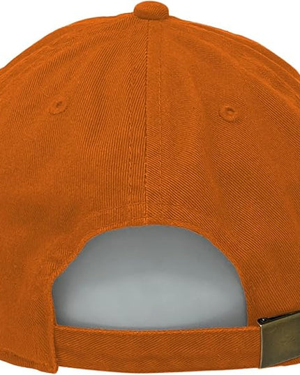 Glory Max 100% Cotton Baseball Cap Classic Plain Low Profile Golf Dad Hat Buckle Adjustable