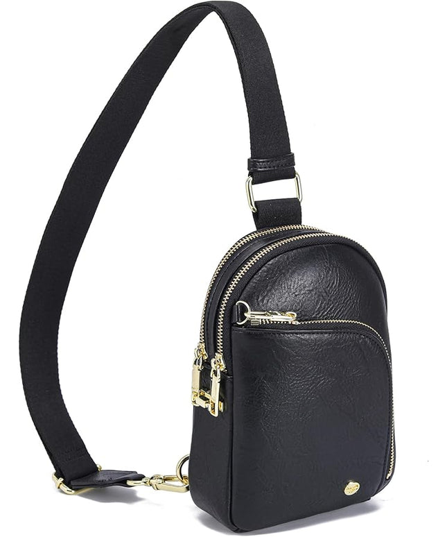 INICAT RFID Blocking Sling Bag Anti Theft Crossbody Bags Women Valentine's Day Gifts Travel Purses Vegan Leather