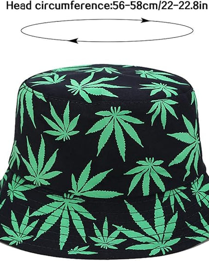XYIYI Cute Bucket Hat Beach Fisherman Hats for Women, Reversible Double-Side-Wear