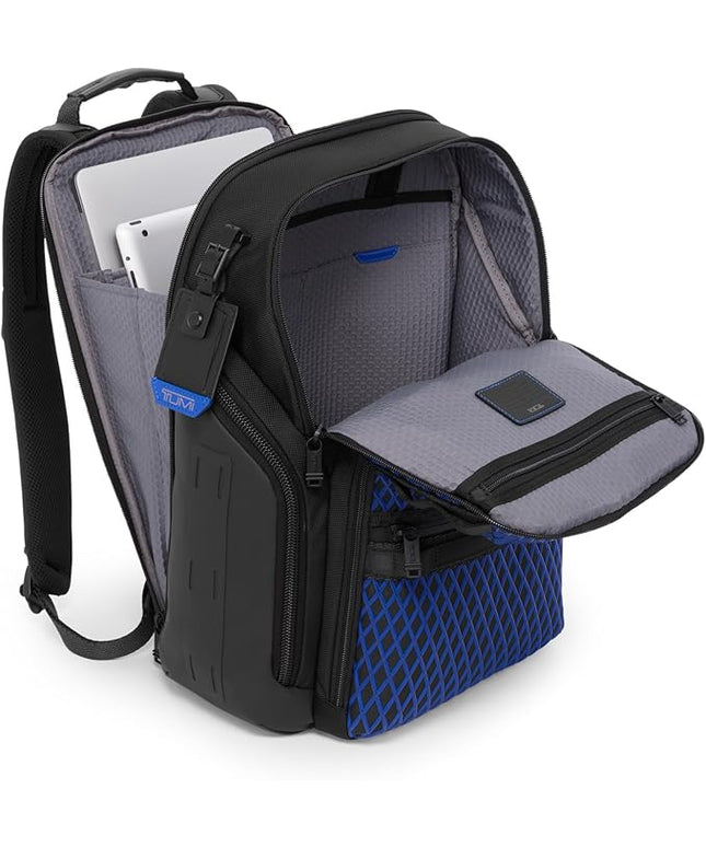 TUMI - Alpha Bravo Search Backpack - Laptop Backpack for Men & Women - Backpack for Work & Travel - 17.0" X 14.0" X 8.3" - Electric Blue