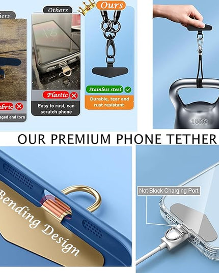 Cell Phone Strap Crossbody Universal Phone Lanyard Adjustable Strap Compatible with Most Smartphones Aztech