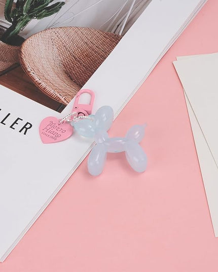 Balloon Dog Keychain Cute Bag Charm Handbag Purse Key Accessories