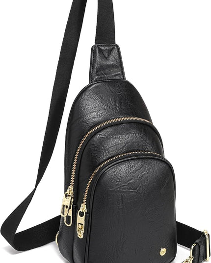 Anti Theft Crossbody Bags for Women Leather Sling Bag Cross Body Travel Purse Chest Bags Fanny Pack Gift Teen Girl