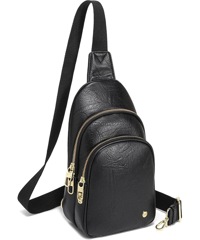 Anti Theft Crossbody Bags for Women Leather Sling Bag Cross Body Travel Purse Chest Bags Fanny Pack Gift Teen Girl