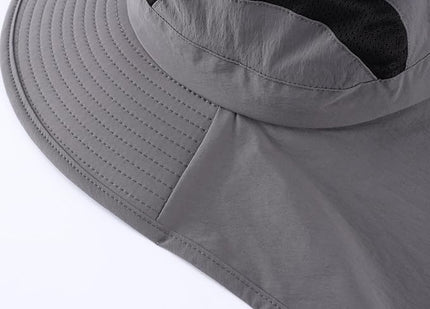 Home Prefer UPF 50+ Sun Hats for Men Women Wide Brim Fishing Hat with Neck Flap UV Protection Sunblock Safari Bucket Hat