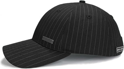 Fashion Baseball Hats for Men by King & Fifth | The Senna Baseball Cap with Low Profile & Menswear Fabric + Baseball Caps