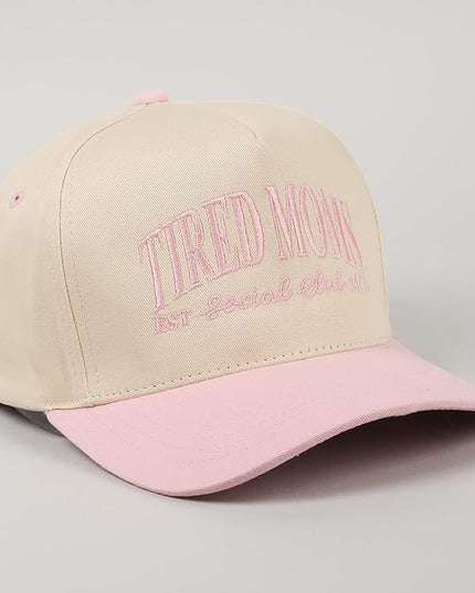 MIRMARU Two-Tone Vintage Canvas Trucker Hats for Men & Women, Adjustable Size Baseball Caps with Trendy Embroidered Design