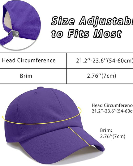 NPQQUAN Original Classic Low Profile Baseball Cap Golf Dad Hat Adjustable Cotton Hats Men Women Unconstructed Plain Cap