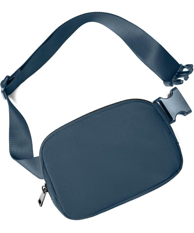 Belt Bag for Women Fanny Pack Crossbody Bags for Women Fashion Waist Packs with Adjustable Strap Gifts for Women Men (Navy)