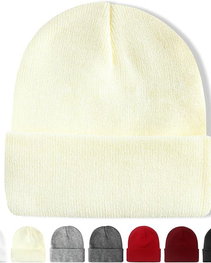 NPQQUAN Beanie for Men Women Winter Hats for Mens Beanie Cuffed Knit Beanies Skull Cap