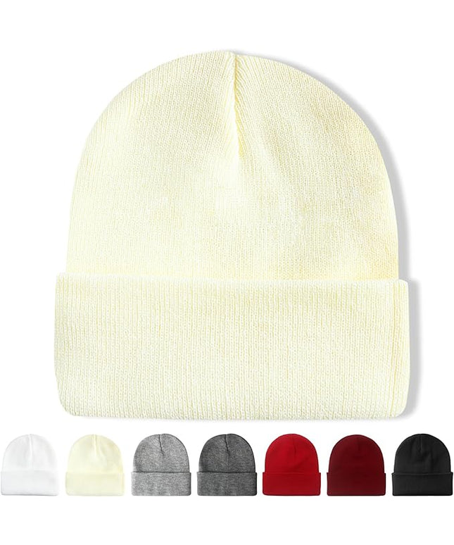 NPQQUAN Beanie for Men Women Winter Hats for Mens Beanie Cuffed Knit Beanies Skull Cap